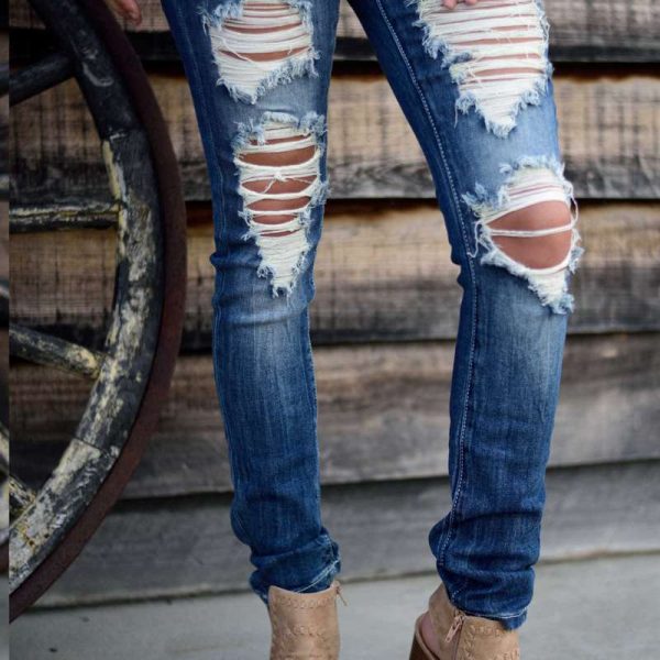 Distressed Skinny Jeans